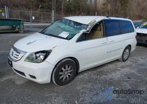 2010 Honda Odyssey Ex z USA, uszkodzony, nr VIN 5FNRL3H5XAB037897